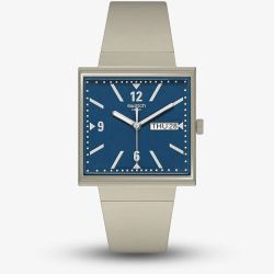 Swatch What If Square Beige Watch SO34T700