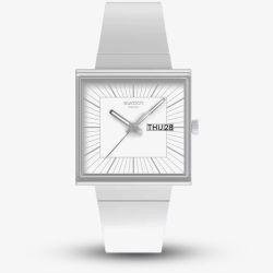 Swatch Essentials What If...All White? White Watch SO34W700