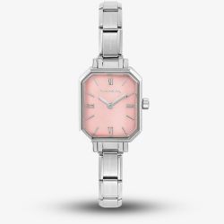 Nomination Paris Stainless Steel & Pink Octagonal Dial Watch 076037/033