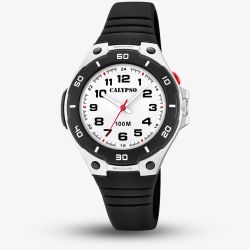 Calypso Unisex Black & White Watch K5758/6