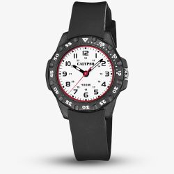 Calypso Unisex Black & Red Watch K5821/3