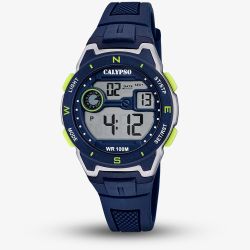 Calypso Mens Digital Crush Navy Blue Watch K5853/3