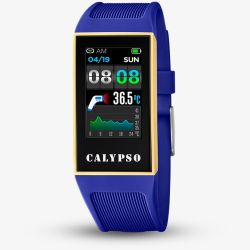 Calypso Ladies Blue Rubber Strap Smart Watch K8502/2