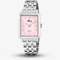 Lotus Ladies Pink Square Watch L18980/3