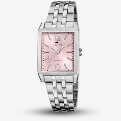Lotus Ladies Pink Square Watch L18985/2