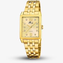 Lotus Ladies Yellow Square Watch L18986/2