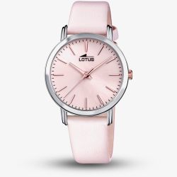Lotus Ladies Pink Leather Strap Pink Dial Watch L18738/2