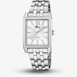 Lotus Mens Silver Square Watch L18983/1