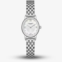 Lee Cooper Ladies White Mother of Pearl Dial Oval Bracelet Watch LC08461.320