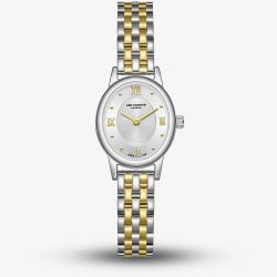 Lee Cooper Ladies Silver Dial Oval Two Tone Bracelet Watch LC08461.230