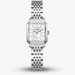 Lee Cooper Ladies White Mother of Pearl Rectangle Dial Bracelet Watch LC08203.320
