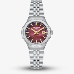 Lee Cooper Ladies Red Dial Bracelet Watch LC08394.380
