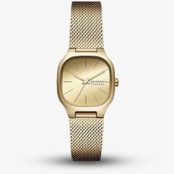 Skagen Ladies Mellem Lillie Gold MeshBracelet Watch SKW3164