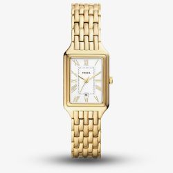 Fossil Raquel Three-Hand Gold Plated Watch ES5220