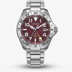 Citizen Mens Promaster Land GMT Red Bracelet Watch BJ7150-50W