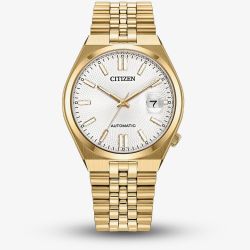 Citizen Ladies Tsuyosa 60 White Dial Golden Bracelet Watch NK0032-56A