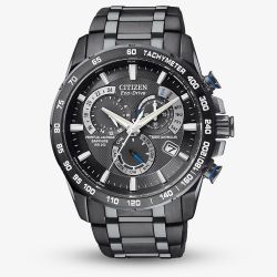 Citizen Mens PCAT Sapphire Black Bracelet Watch AT4007-54E