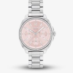 Coach Ladies Kitt Pink Dial Bracelet Watch 14504392