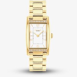 Coach Ladies Reese Gold Tone Bracelet Watch 14504316