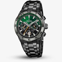 Festina Mens Chrono Bike Green Watch F20673/2