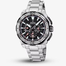Festina Mens Chrono Bike Black Dial Chronograph Watch F20724/7