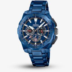 Festina Mens Special Edition Chrono Bike Blue Steel Watch F20729/1