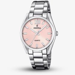 Festina Ladies Alegría Pink Dial Bracelet Watch F20622/2