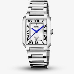 Festina Ladies On The Square Silver Dial Bracelet Watch F20679/1