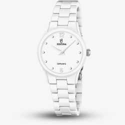 Festina Ladies Ceramic White Watch F20751/1