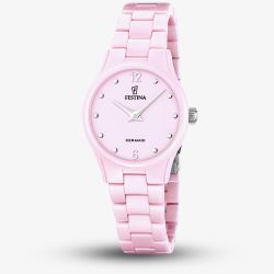 Festina Ladies Ceramic Light Pink Watch F20751/2