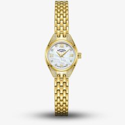 Rotary Traditional Cocktail Gold Watch LB05143/41/D