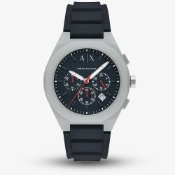 Armani Exchange Mens Navy & Grey Chronograph Watch AX4172