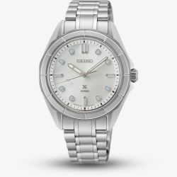 Seiko Ladies Prospex Marine Sport Silver Dial Watch SUR595J1