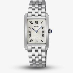 Seiko Ladies Classic White Dial Bracelet Watch SWR083P1
