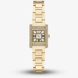 Emporio Armani Ladies Genni Gold Square Dial Watch AR11663