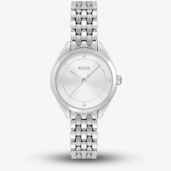 BOSS Mae Silver Crystal Watch 1502722