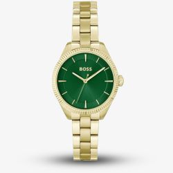 BOSS Sage Gold & Green Watch 1502729