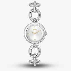 BOSS Ladies Live Silver Link Watch 1502791