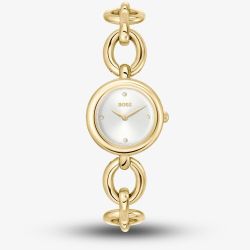 BOSS Ladies Live Gold Link Watch 1502792