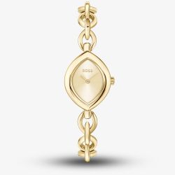 BOSS Ladies Fiora Gold Plated Bracelet Watch 1502839