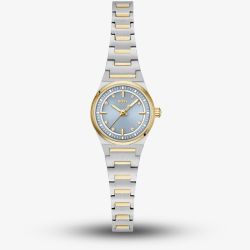 BOSS Ladies Candor Gracey Two Tone Blue Dial Bracelet Watch 1502862