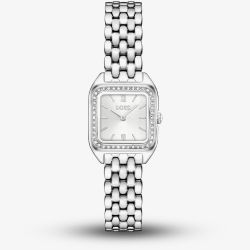 BOSS Ladies Mae Petite Square Silver Dial Bracelet Watch 1502882