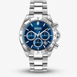 BOSS Mens Hero 2.0 Chronograph Blue Bracelet Watch 1514315