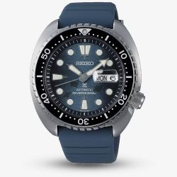 Seiko Prospex Save The Ocean King Turtle Blue Rubber Watch SRPF77K1