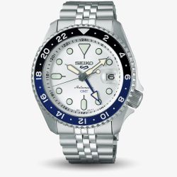 Seiko 5 Sports SKX Series GMT Blue & Black Watch SSK033K1