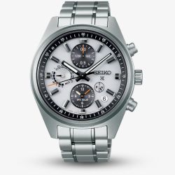 Seiko Mens Prospex Speedtimer GPS Solar Chronograph Silver Watch SSH165J1