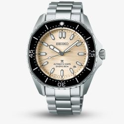 Seiko Mens Prospex Polygonal Cream Dial Diving Watch SPB481J1