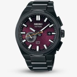 Seiko Mens Astron Limited Edition GPS Solar 3X Purple Watch SSJ029J1