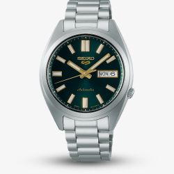 Seiko Mens 5 Sports SNX Vintage Green Dial Watch SRPL57K1