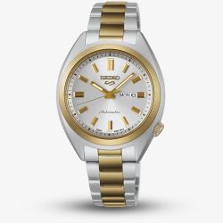 Seiko Ladies 5 Sports Hebitama SNXS Two Tone Bracelet Watch SRE024K1